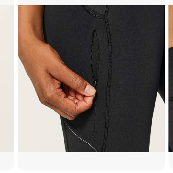 Lululemon size 4 run on tights. Like new - Picture 2 of 6